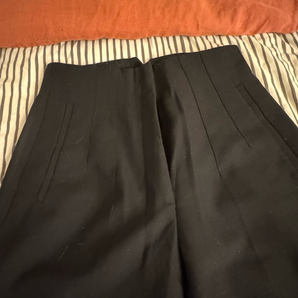 Zara Women’s Tuxedo Style Black Pant - Size M - Picture 2 of 6